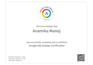 google adds certificate
